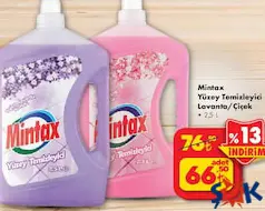 MİNTAX YÜZEY TEMİZLEYİCİ LAVANTA/ÇİÇEK 2,5 L MİNTAX YÜZEY TEMİZLEYİCİ LAVANTA/ÇİÇEK 2,5 L